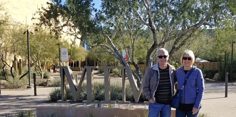 Carol &amp; Bill at the Musical Instrument Museum in Phoenix