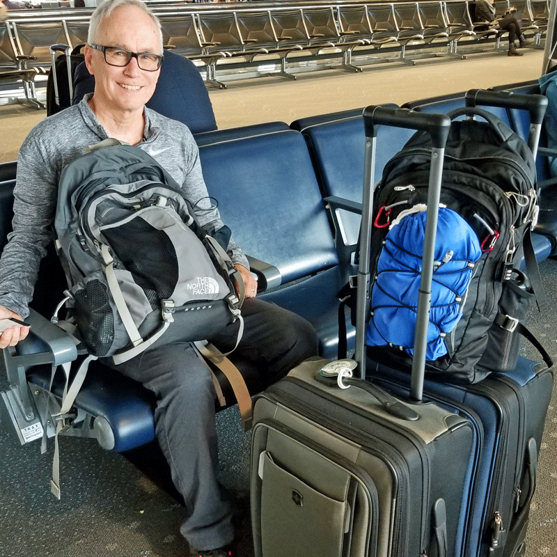 Bags are packed, we’re ready to go . .&nbsp;.