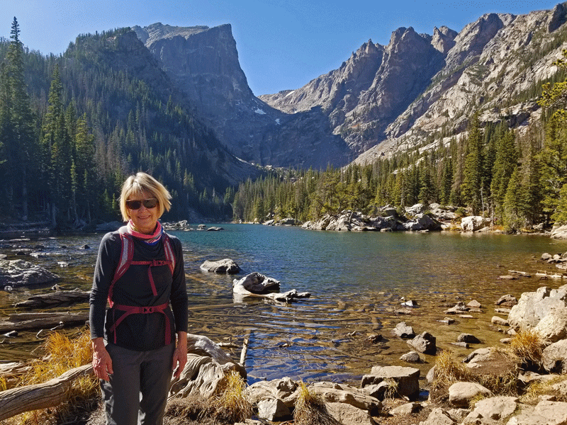 Dream Lake looking west